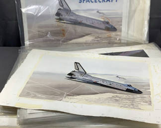 Lot 271: Watercolor Illustrations from Spacecraft Book - George Guzzi