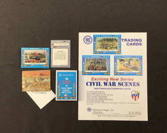 Lot 204: Civil War Naval Battles Trading Cards