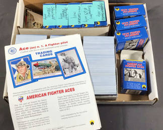 Lot 232: American Fighter Aces Trading Cards - Color Set