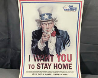 Lot 255: Air Force Reserve Recruitment Poster