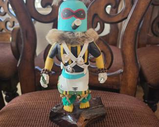 Shalako Mana – Water Drinking Girl Kachina Figure Artists: Chuck Rucker Jr. and Margaret