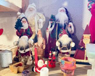 Santas and Tree Toppers