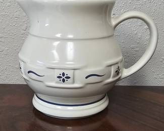 Longaberger Pottery Pitcher