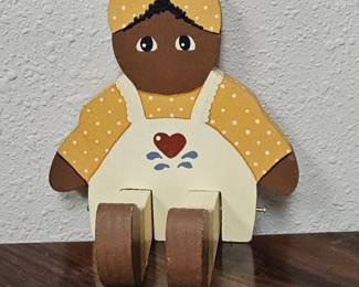 Mammy Black Americana Wooden Flex Doll