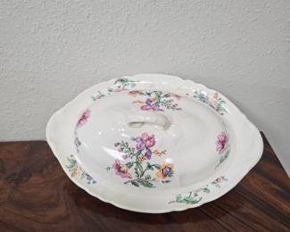 Vintage Porcelain Covered Dish
