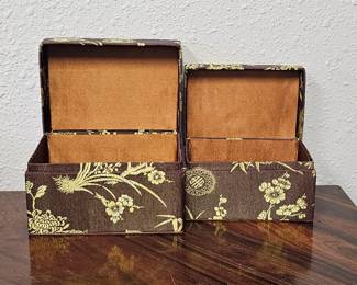 Asian Padded boxes