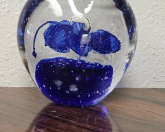 Blown Glass Paperweight
