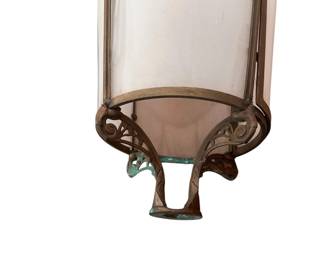 Antique French Lantern/Hanging Fixture - Extra Large and Stunning!