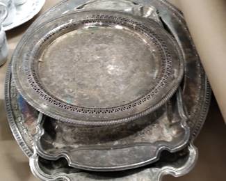 Silver plated trays