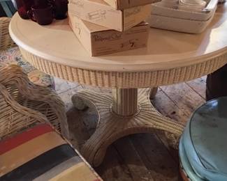 Wicker table