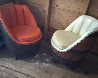 Barrel chairs set of 4