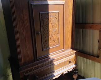 Antique hutch