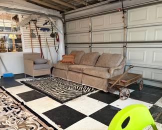 Sofa, Chair, Rug