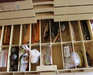 100's of fishing lures
