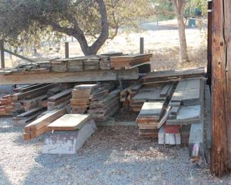 Enormous amount of good quality lumber,