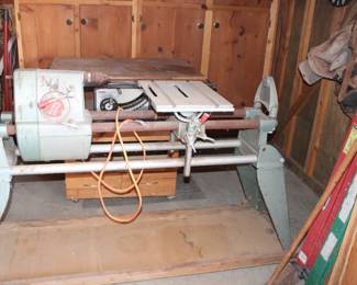 Shop mat lathe