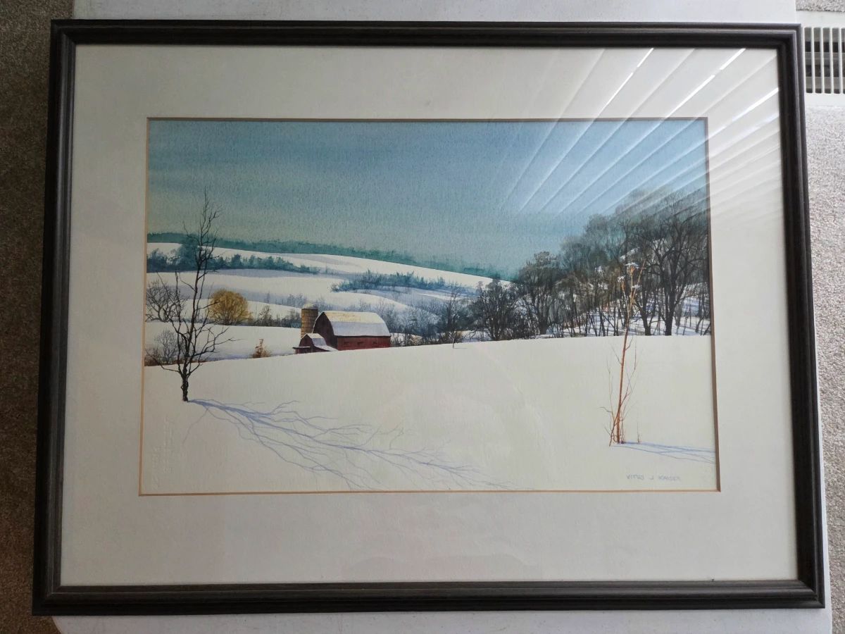 Vitas J. Kaiser "Portrait of Winter" North of Clymer N.Y.