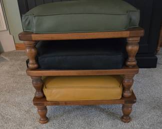 Ethan Allen stacking stools