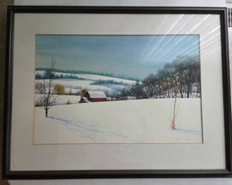 Vitas J. Kaiser "Portrait of Winter" North of Clymer N.Y.