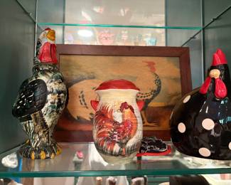 Assorted Chickens and Roosters