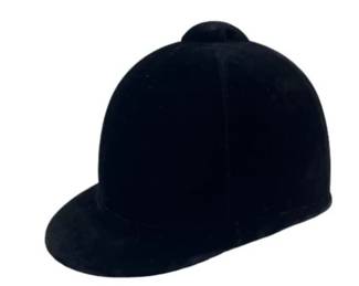 Vintage The Saddler, Wilton, CT Black Velvet Riding Helmet