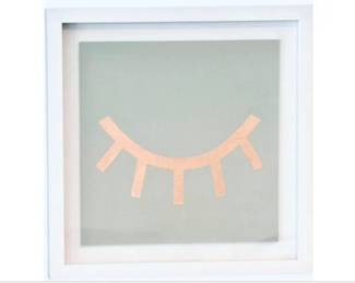 Minimalist Eyelash Wall Art