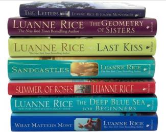 Collection Of 7 Hardcover 1st Edition Novels By Luanne Rice