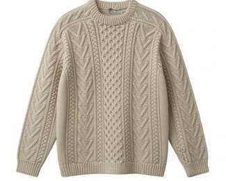 Vintage Irish Hand Knit Sweater - Signed Round Towers - Size 40
