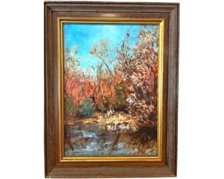 Marsh - Hand Painted By Robert Johnson
