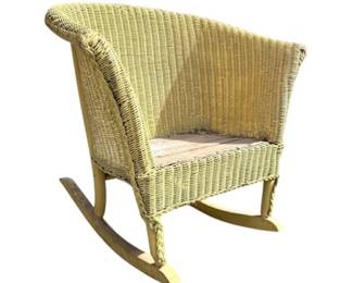 Child's Wicker Rocking Chair
