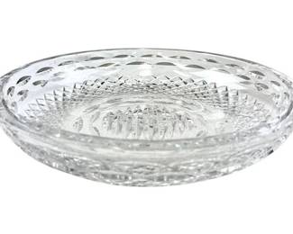 Vintage Waterford Crystal Large Shallow Centerpiece Salad/Fruit Bowl