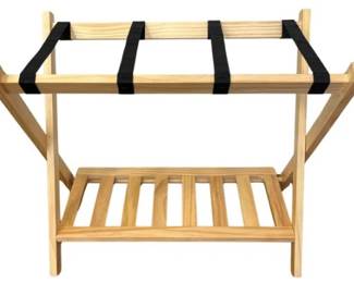 Collapsible Wooden Luggage Rack