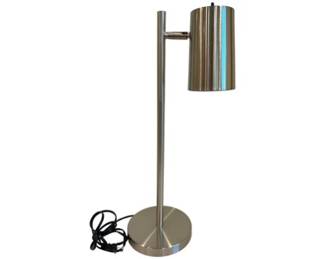 Brushed Nickel Task Lamp With Adjustable Arm