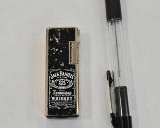 Vintage Jack Daniel's No. 7 Refillable Butane Lighter