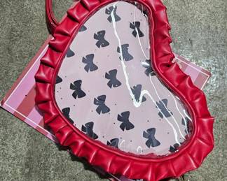 Heart Purse Approx 12" H x 8"