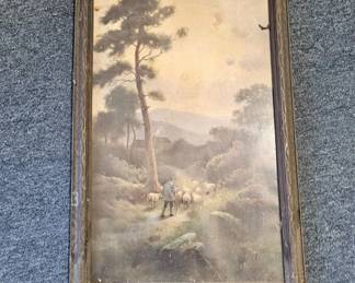 Vintage "A Moorland Road" w/ Frame