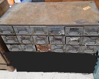 Equipto 18 Drawer Metal Parts Cabinet #1