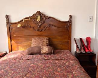56.5" x 62" full bed frame