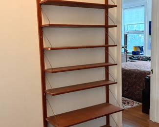 36" x 74" mounted shelves