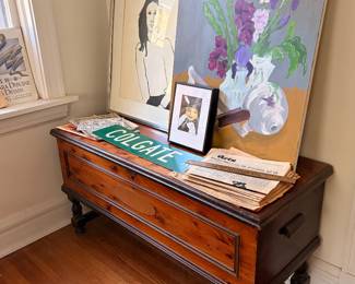 48" x 19" x 24" quilt chest