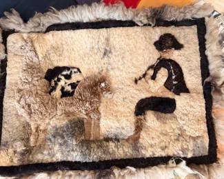 32" x 24" original hide patchwork