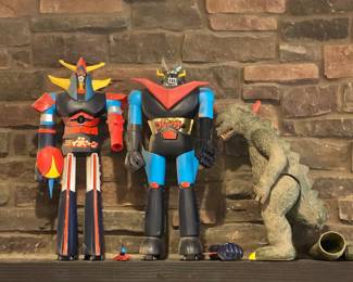 Raydeen, Great Mazinga and Godzilla 