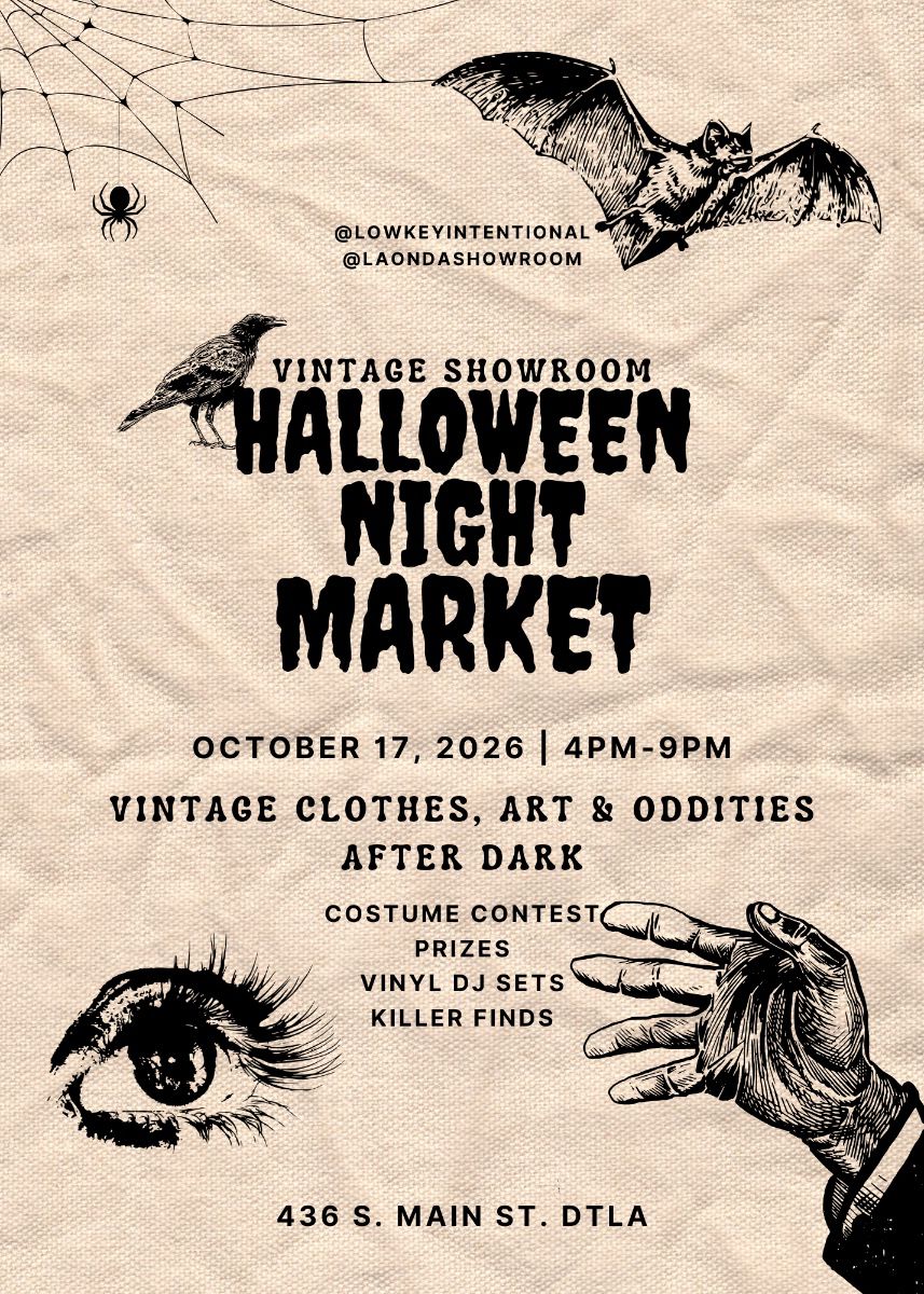 Vintage Spooky Halloween Party Invitation Flyer Template