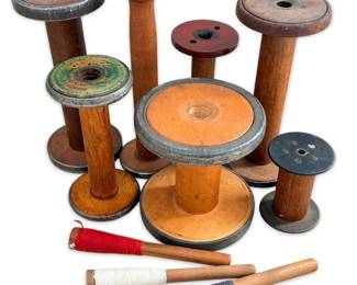 Vintage Wooden Spools
