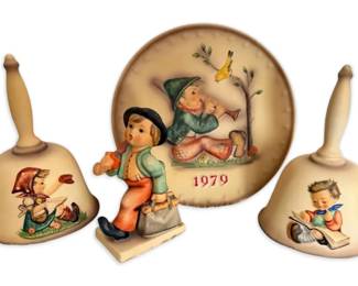 1979 M.J. Hummel Collectors Plate, Bells, More