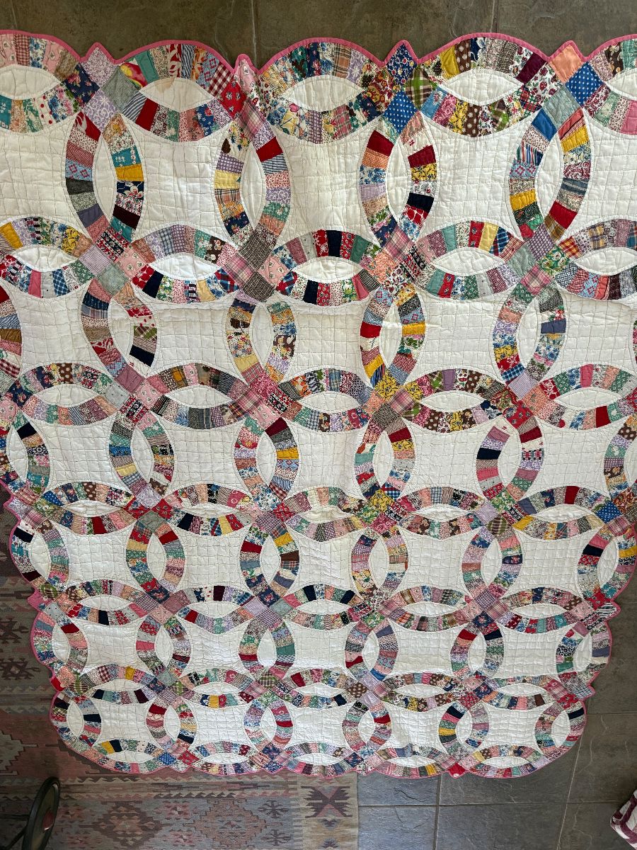 Double Wedding-ring Quilt
