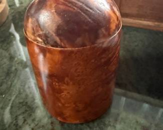 Burled walnut box
