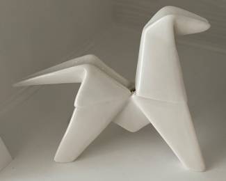 Ceramic Origami horse
