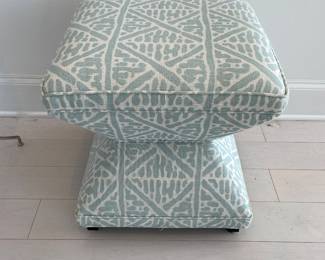 Upholstered ottoman stool