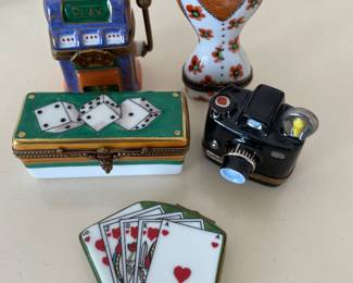 Small Limoges trinket boxes